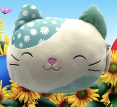 Squishmallow 12&quot; Kesla Cat Daisy Flowers Stackable Soft Pillow Plush Toy NWT - £29.37 GBP