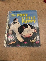 Vintage The Poky Little Puppy-Little Golden Book-1942-Great Condition Mfp - £36.76 GBP