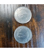 Set Of (2) Vintage Japanese Jaguar Pachislo Casino Tokens - $27.15 CAD