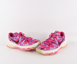 Nike KD 8 Aunt Pearl Youth 6 Y Breast Cancer Floral Basketball Shoes Sneakers - £47.44 GBP