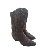 Dan Post M Women&#39;s Brown Leather Western Cowboy 3247 Boots Size 8 See Pics - $59.99