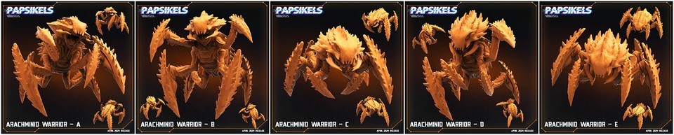 3D Printed Papsikels Democracy Troopers SciFi Set 28mm 32mm - $8.33+