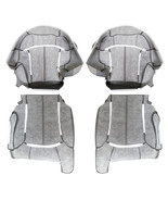 Front Replacement Seat Cover  For Chevy Silverado 1999 2000 2001 2002 Gray - £69.55 GBP