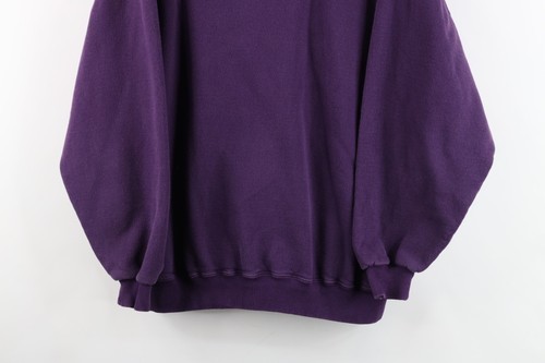 Vintage 90s Streetwear Womens XL Faded Blank Heavyweight Crewneck Sweatshirt Item image 3