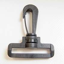 Snap Hook, Black Plastic Swivel Hook, 1.5&quot; Slot, 5 Pc. Set - Ships from ... - $180.28 MXN