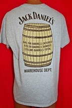 Jack Daniels Warehouse Department Staff Only T-SHIRT L Whisky Barrel Very Rare - £46.51 GBP