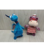 Disney Store Doc McStuffins Hallie Hippo Stuffy blue dragon small plush ... - £11.82 GBP