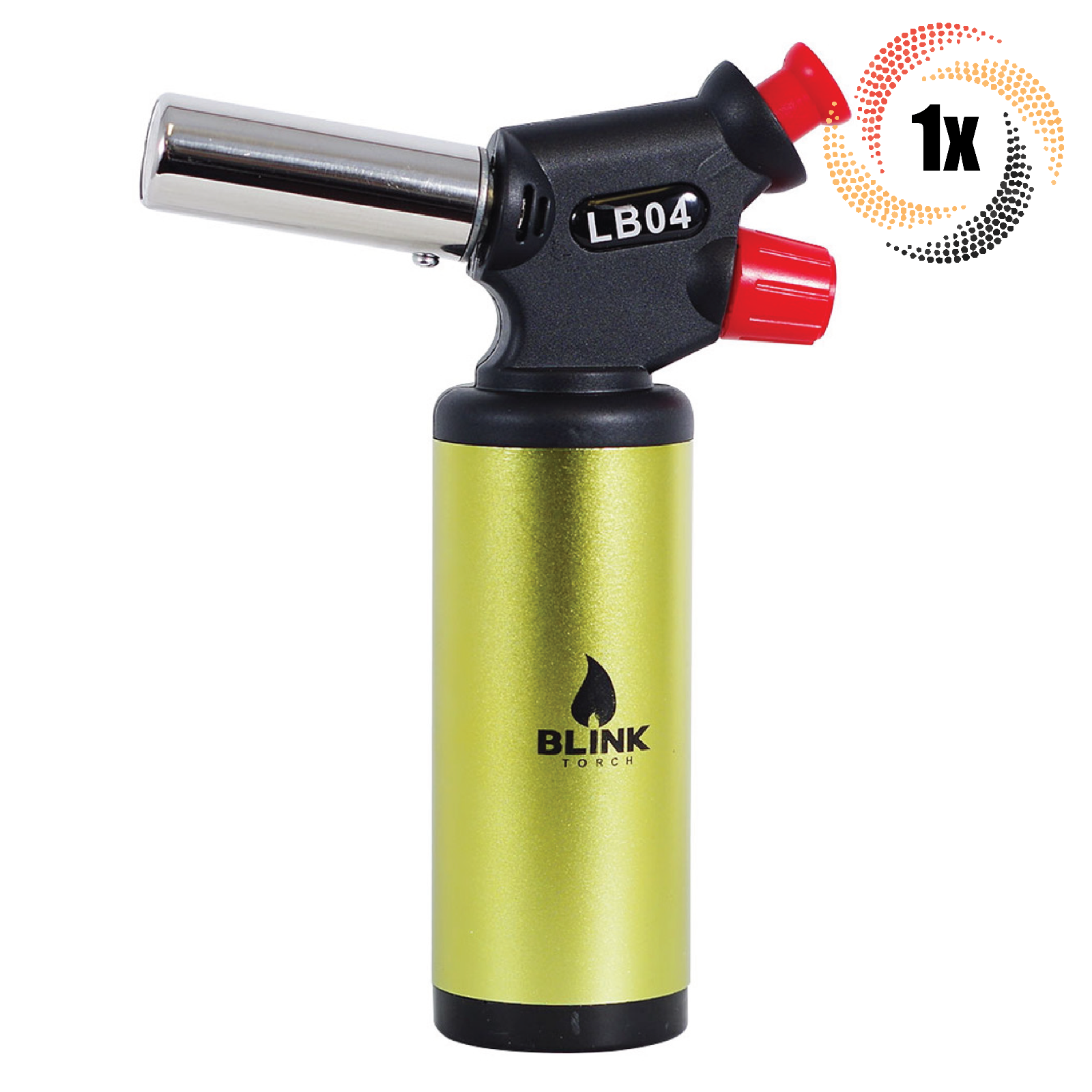1x Torch Blink LB04 Light Green Refillable Butane Torch | Adjustable Flame - $27.90