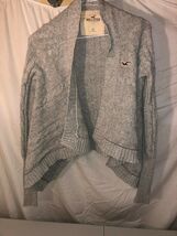 Aeropostale Womens Girls Cardigan Long Sleeve Grey Knit Sweater X Small - €34,22 EUR