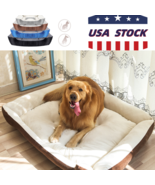 Pet Calming Bed Soft Warm Cat Dog Nest House Small Large Washable Mat - £22.80 GBP