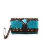 Texas West Western Style Rhinestone Concho Buckle Concealed Carry Purse ... - £22.57 GBP