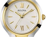 NEW* Bulova Ladies 98L217 White Dial Two Tone Bracelet Quartz Watch MSRP... - $110.00
