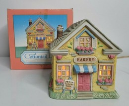 Cottontail Lane EASTER Lighted Bakery Midwest of Cannon Falls Bunny Cottages - £26.06 GBP