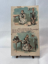 Antique 1800&#39;s Enterprise Fruit, Wine And Jelly Press Phila Victorian Trade Card - £23.69 GBP