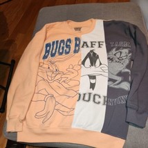 Looney Tunes pullover Unisex sweatshirt, size S, Bugs Bunny, Taz &amp; Daffy... - $10.69