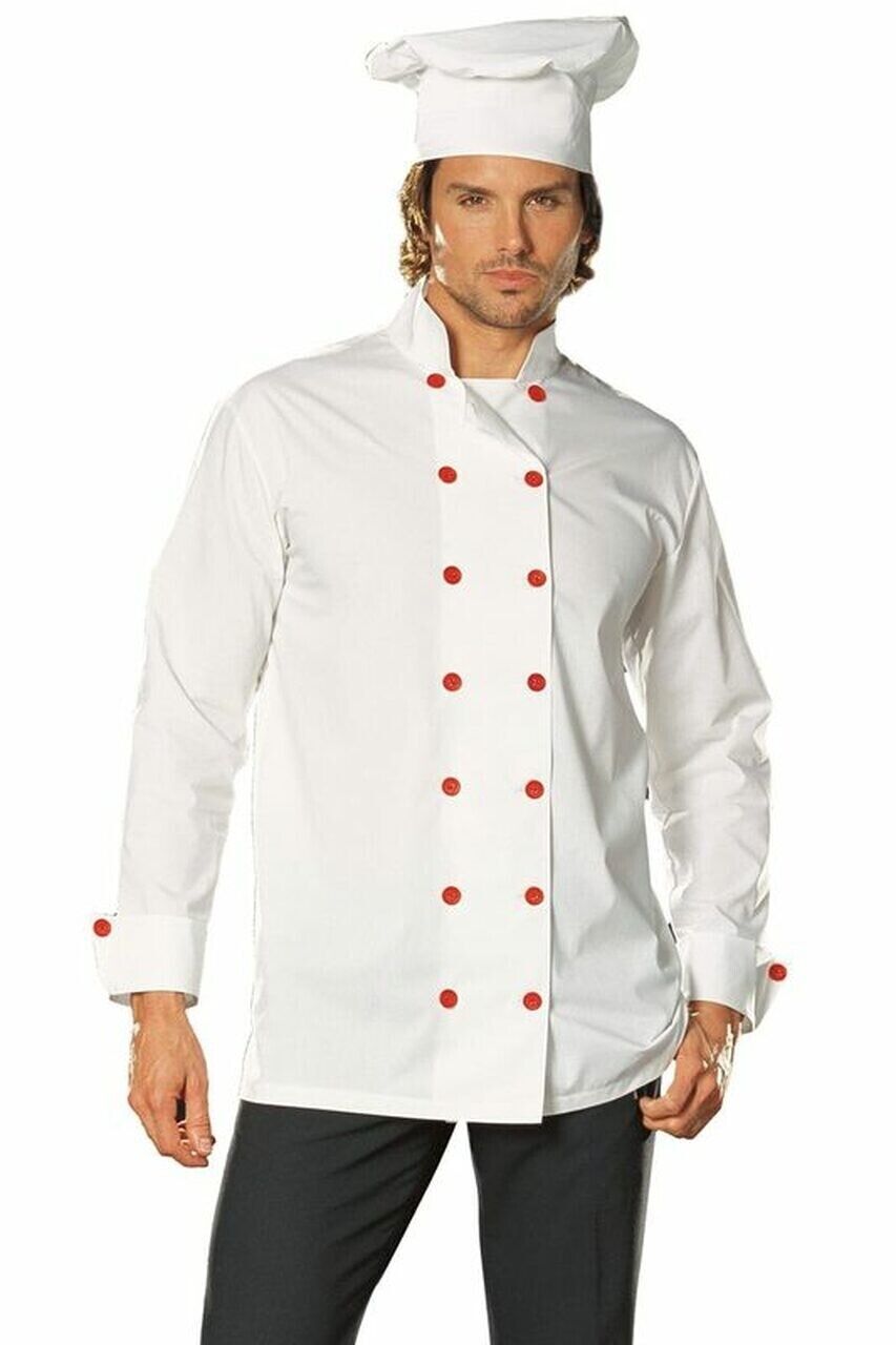 Primary image for Herren chef coat Voll Ärmel Polycotton Küche Kochen Uniform