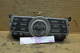 10 12 Infiniti G37 Radio Gps Navigation Control 283951UF1A Buttons 627-1... - $9.99