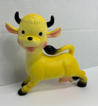 Tillie From Tillamook Mascot Cow Soft Rubber Vintage Figurine Cheese Toy... - $21.73