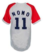 Hideo Nomo #11 Kintetsu Buffaloes Japan Baseball Jersey Grey Any Size image 2
