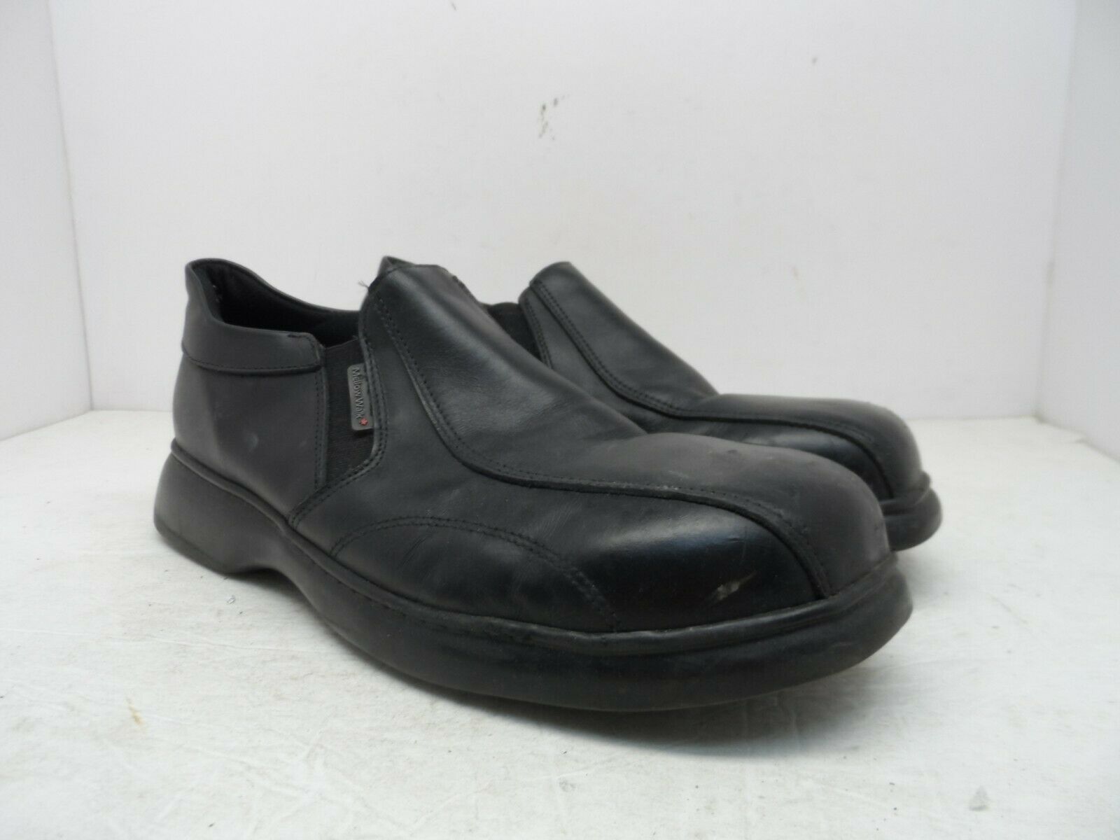 Mellow Walk Men&#39;s Sole Patrick Synthetic Casual Slip-On Shoes Black Size... - $17.80