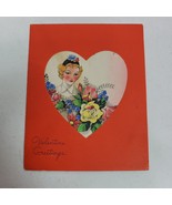 Vintage Valentine Card Valentine Greetings - $9.00