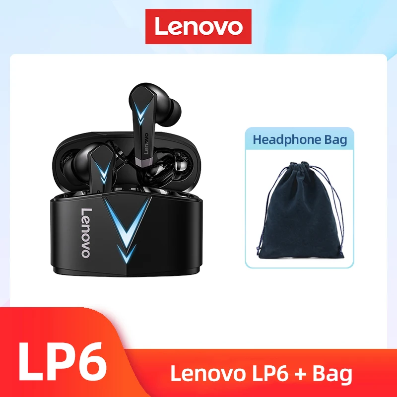   LP6 5.0 Earphone Bluetooth Wireless Earbuds Low Latency Headphones HD Call Dua - £27.97 GBP