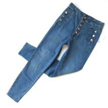 NWT J Brand Natasha in Lovesick Sky High Crop Skinny Buttonfly Stretch Jeans 30 - £94.66 GBP
