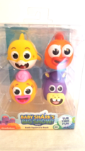 Pinkfong Baby Shark Bath Squirts -  4 PACK -NEW - £11.95 GBP