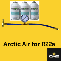 Envirosafe Arctic Air, A/C Refrigerant Support, (3) cans &amp; Gauge - $84.14