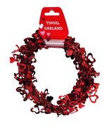Valentine Day Heart Tinsel Garland 25 ft - €11,02 EUR