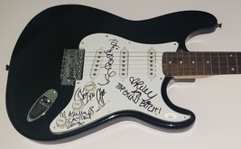 TOP GUNS ADULT CAST SIGNED GUITAR JESSE JANE STOYA KAYDEN KROSS RILEY ST... - $489.99