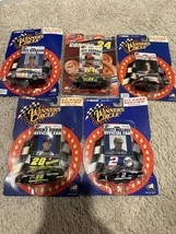 Lot Of 5 New NASCAR PIT PASS PREVIEW 1:64 SCALE DIECAST #24, #31, #28, #2 - $34.99