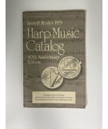 Harp Music Catalog by Lyon &amp; Healy 1979 - £22.90 GBP