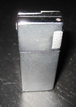 Vintage NOBLE Gas LUNA GS Silver Tone Lift Arm Side Roller Gas Butane Lighter  - £9.42 GBP
