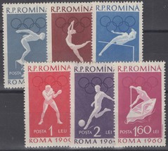 ZAYIX Romania 1331-1336 MNH Sports - Olympics - Soccer - Gymnastics  060422S90 - £2.58 GBP