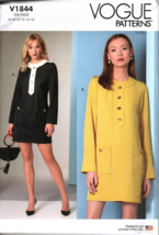 Vogue V1844 Misses 8 to 16 Petite Dresses Uncut Sewing Pattern - £17.72 GBP