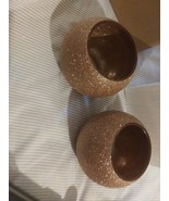 2 Gold Sparkle Glitter Vase Bowl Brand New - $379.94 MXN