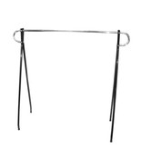 Affordable Light Use Black Beauty Single Rail Garment Rack, 48H&quot; x 60L&quot; - $91.22 CAD