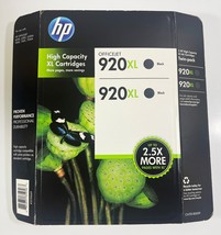 HP 920XL High Yield Ink Cartridge Black New EXP 2014 New Sealed - $296.33 MXN