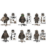 6Pcs Special Force Corps Minifigures Sniper Scout Commander Engineer Mini Blocks - $23.89