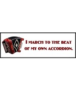 WALL CRACK POSTER - I march to the beat of my own accordion - 8x24 Poster - $23.86 CAD