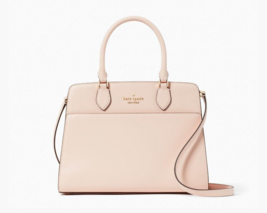 New Kate Spade Madison Saffiano Leather Medium Satchel Conch Pink with Dust bag - £102.59 GBP