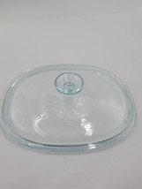 Pyrex 32 F-12-C 07 Clear Glass Oval Corning Ware Replacement Lid Only - £18.95 GBP