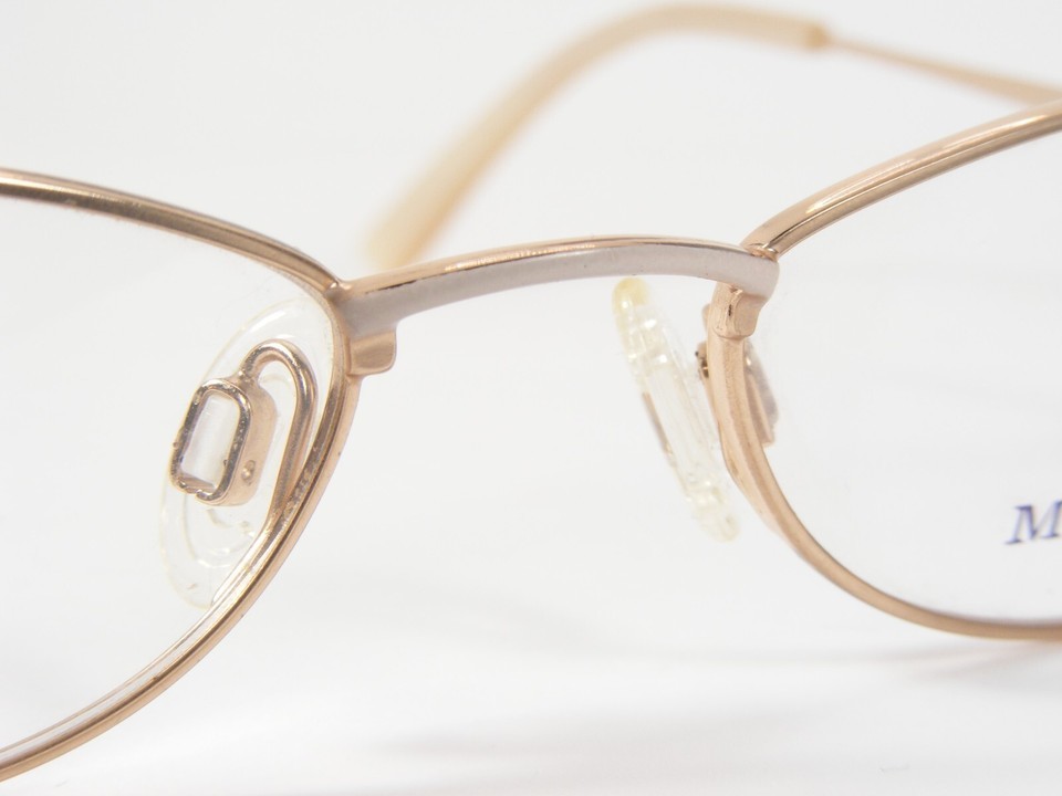 Vintage Marc O'Polo 3680 A Gold /Beige UNIQUE RARE EYEGLASSES GLASSES 50-17-140 Item image 9