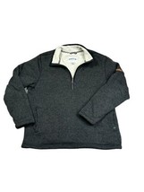 Orvis Classic Collection Sherpa BlackPullover XL Mens 1/4 Zip Jacket Sweater - £19.39 GBP