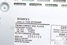 SONY CDX-GT260MP RECEIVER CD PLAYER Q9185 image 11
