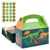 24 Pack Dinosaur Party Favor Boxes For Kids&#39; Dino Birthday, 6.2X3.6X3.5 In - £24.77 GBP