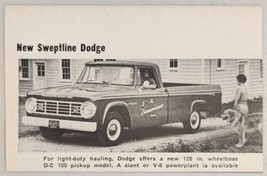 1965 Magazine Photo Dodge Sweptline D-C 100 Model Pickup Trucks Slant 6 ... - £7.29 GBP
