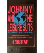 JOHNNY LEISURE SUITS - ROSEMONT, ILLINOIS VINTAGE ORIGINAL CLOTH BACKSTA... - $10.00
