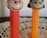 Two (2) Peanuts Collectible Pez Dispensers ~ Charlie Brown ~ Lucy ~ 18 - £11.72 GBP
